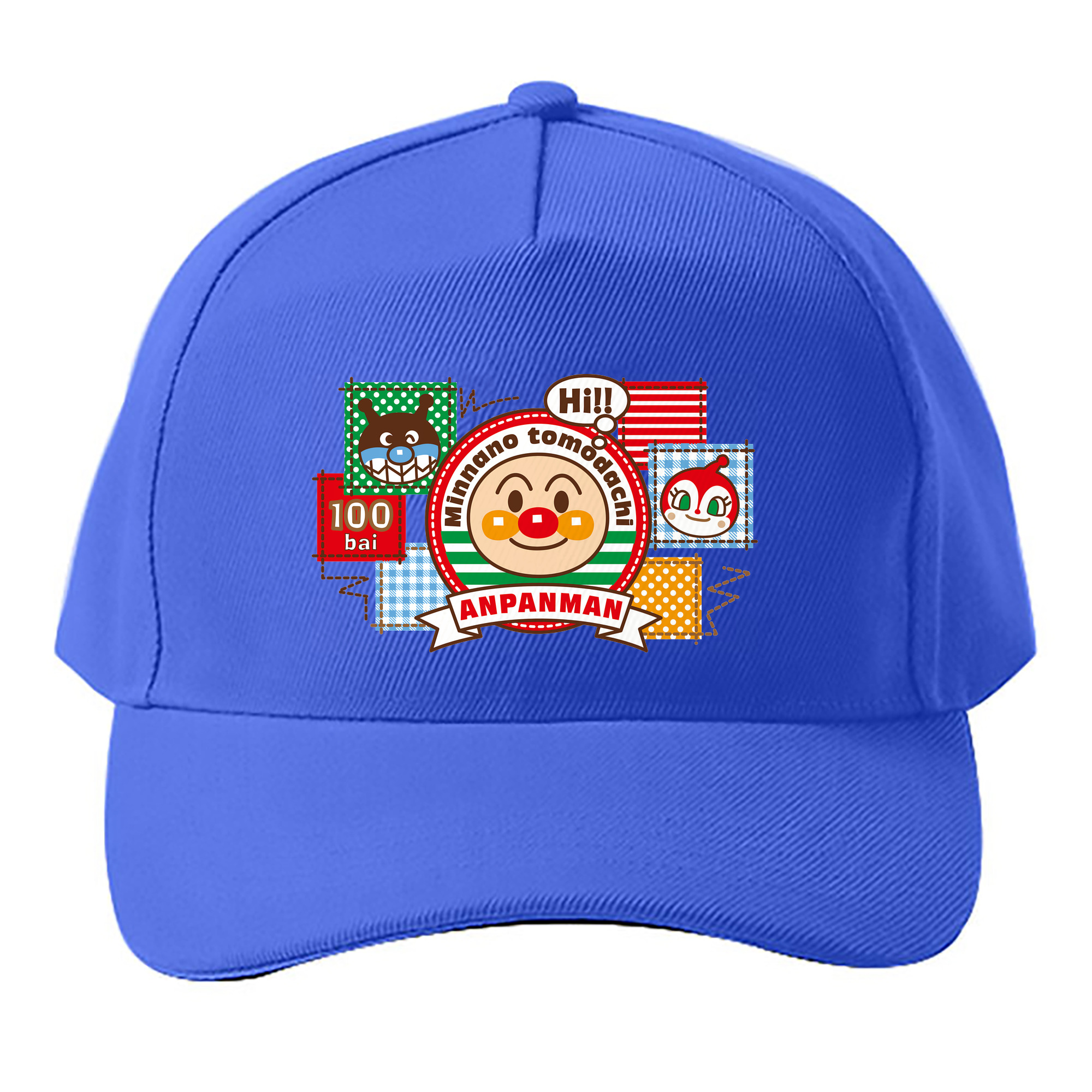 （画像用） アンパンマン Anpanman ベースボールキャップ 綿100％ 男女兼用 帽子 スポーツ